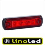 led markeringslicht rood met reflector 12-24 volt linoled.nl