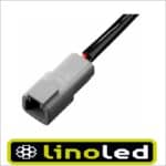 Deutsch DT connector 2 polig met kabel 30cm