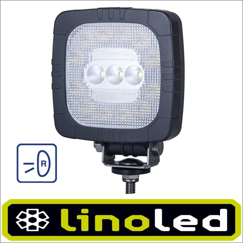 Horpol LRD2681 LED werklamp 12 watt met achteruitrij functie