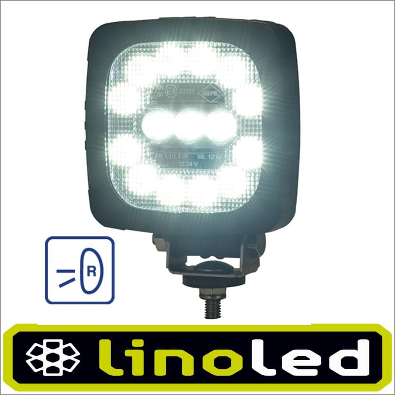 Horpol LRD2681 LED werklamp 12 watt met achteruitrij functie - Afbeelding 4
