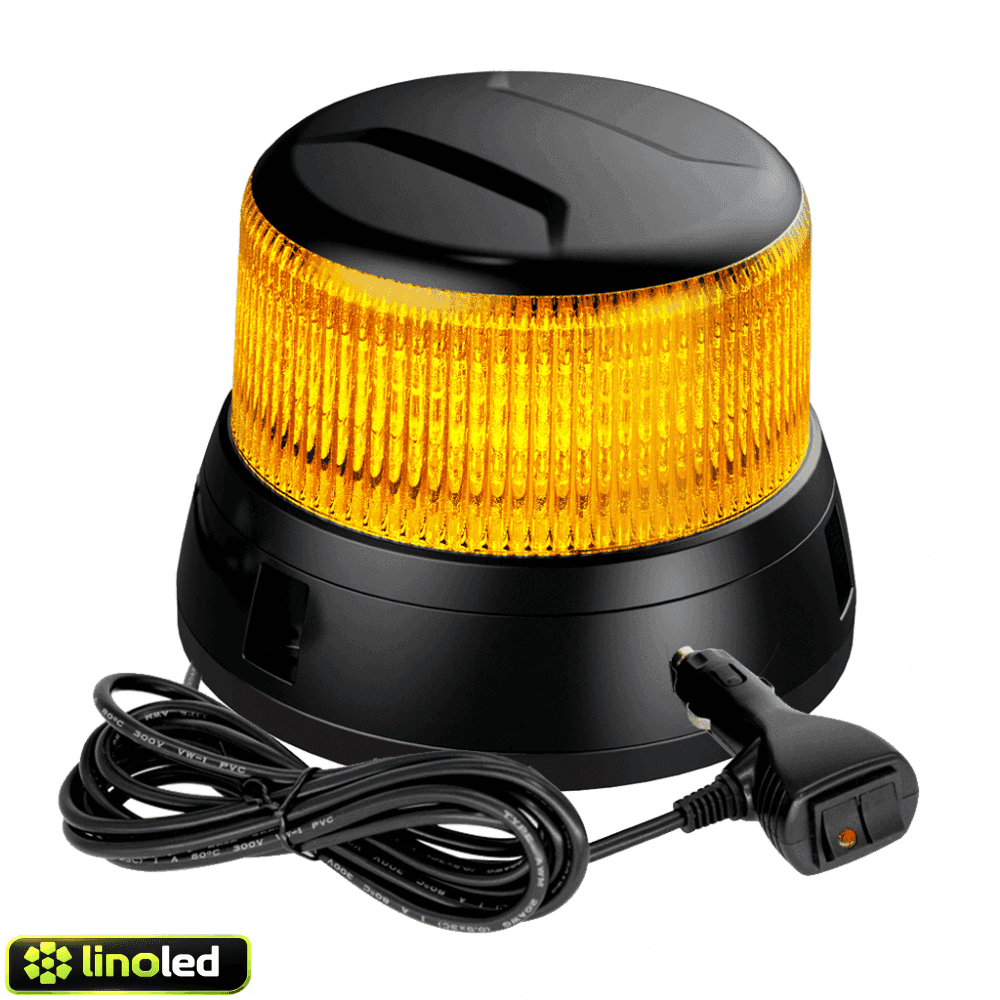 LED magneet zwaailamp AMBER LIBRA - IP67 - ECE R65 - ECE R10 EMC - CE