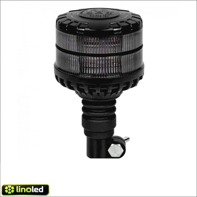 LED zwaailamp met steekvoet spider - 36W - IP65 - ORANJE/AMBER