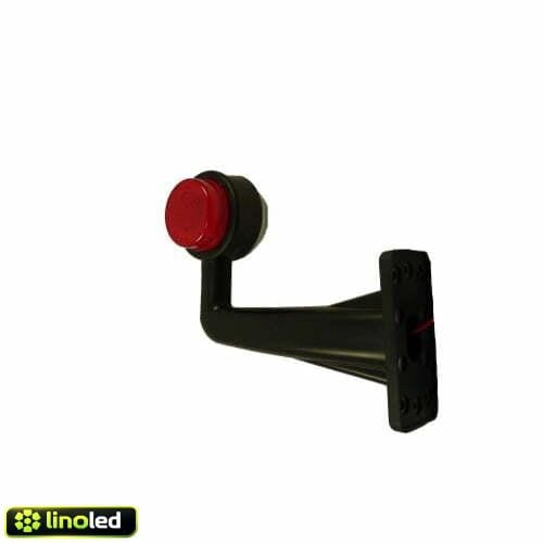 LED breedtelamp haaks lang - 10-30V - links - IP67