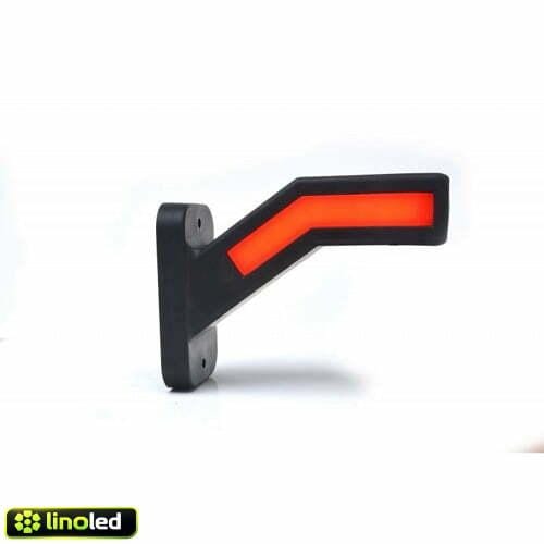 LED breedtelamp kort neon - 12-24V - rechts - IP67