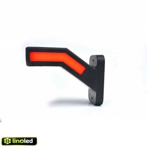 LED breedtelamp kort neon - 12-24V - links - IP67